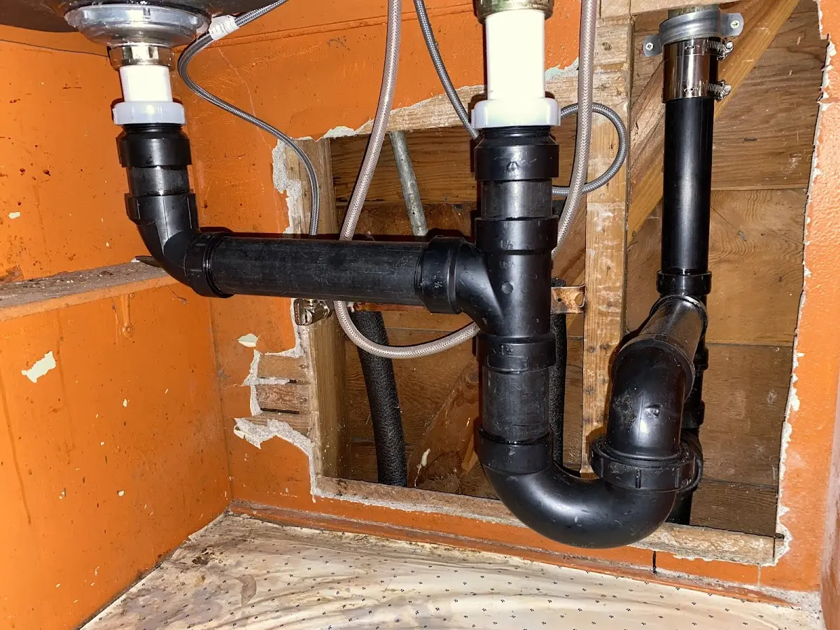 Professional Repiping Services equipment and tools on the job in South Portland